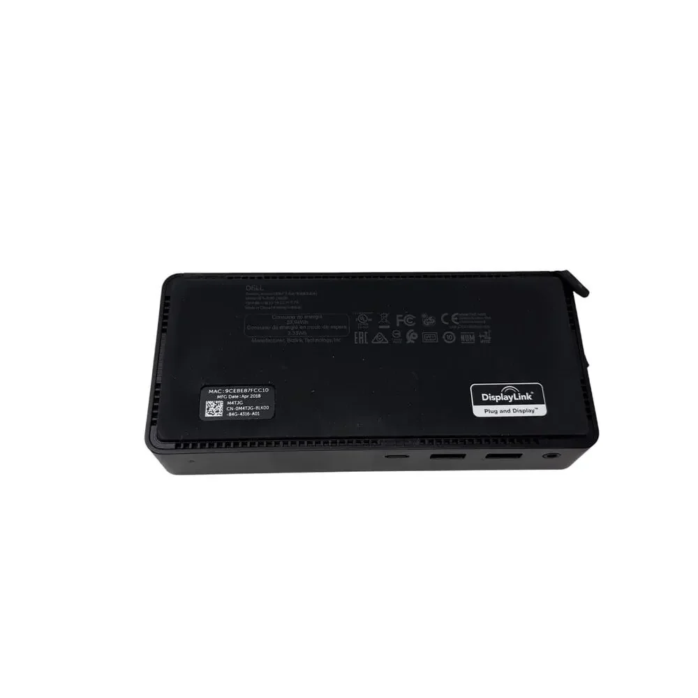 Dell D6000S Universal Docking Station 130W 19.5V Laptop Dual Monitors Computer
